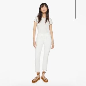 MOTHER Denim Insider Crop Step Fray Size 27